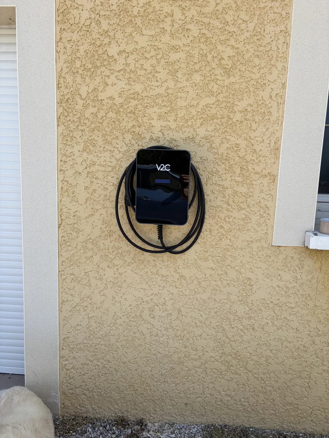 Installation d’une borne de recharge V2C